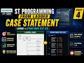 Part 4 Learn CASE Statement in ST Programming Ladder to Structured Text Siemens S7-1200