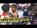 JA MORANT RESPONDS TO TRASH TALKER DROPS 40 POINTS TO MAKE COLLEGE HISTORY