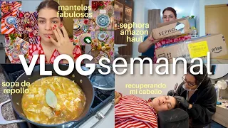 pan de masa madre, sephora haul, decorando mi mesa de comedor, terapia para mi cabello❤️