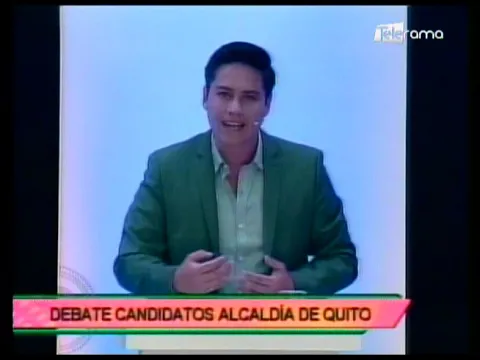 Debate candidatos alcaldía de Quito parte 1