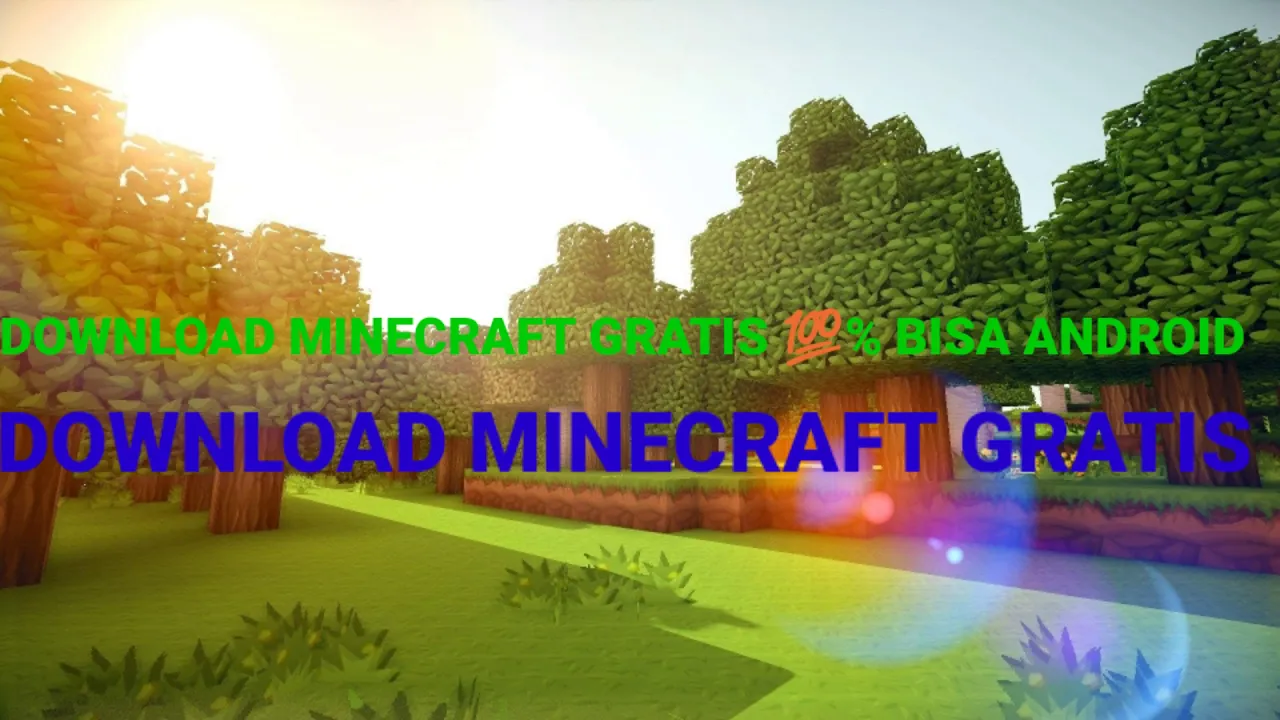 cara mendownload Minecraft geratis