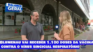 Blumenau vai receber 1.100 doses da vacina contra o vírus sincicial respiratório