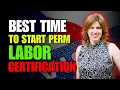Best Time to Start PERM Labor Certification H1B to Green Card 2025 Guide