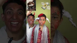Garib Bhoot 🧟‍♀️☠️🌸Vs Amir Joker👽Look ChallengePrashant Sharma #shorts #ytshorts #funnyshorts #bhoot