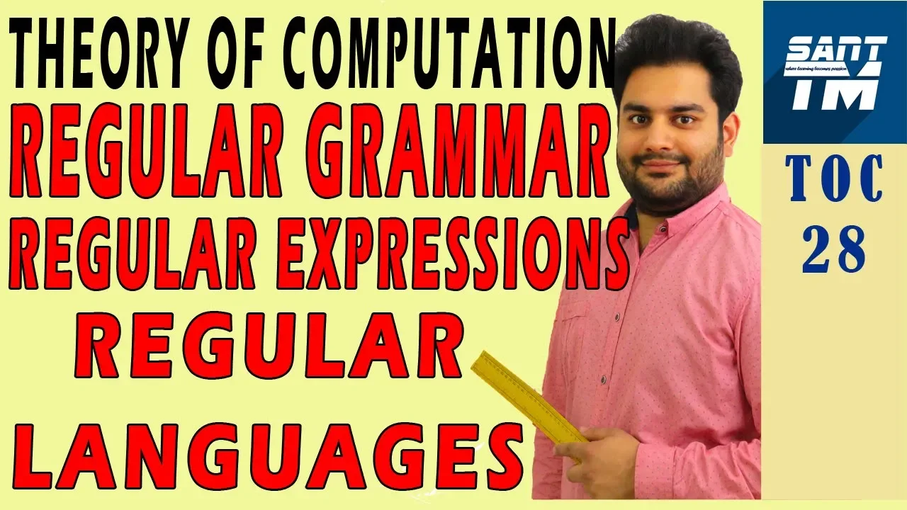 Regular Grammars | Regular Expressions and Regular Languages in theory of computation
