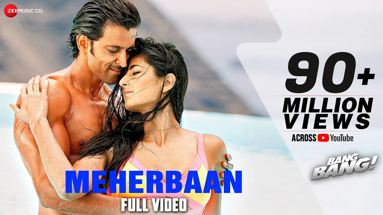 Meherbaan Full Video | BANG BANG! | feat Hrithik Roshan & Katrina Kaif | Vishal Shekhar