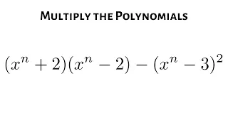 How To Simplify An Expression With X N By Using The Difference Of Squares Formula 