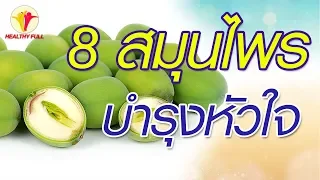 สมุนไพรไทยชนิดใดบ้างที่ช่วยบำรุงหัวใจ  และมีฤทธิ์อย่างไรต่อระบบหัวใจและหลอดเลือด