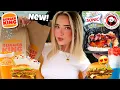 Eating NEW FAST FOOD MENU ITEMS For 24 HOURS summer themed