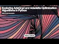 Exploring AdaGrad and Adadelta Optimization Algorithms in Python