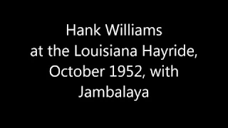 Download Hank Williams  - Jambalaya MP3