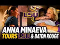 Kim Mulkey s NEW COMMIT Anna Minaeva ARRIVES At LSU Tours Campus MORE
