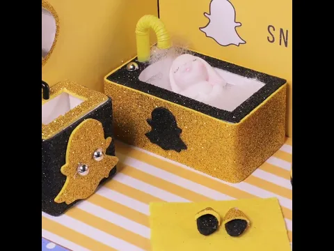 DIY Miniature Cardboard House with Social Media Rooms | YouTube Instagram Snapchat  #miniaturehouse