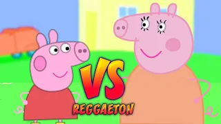 REGGAETON - Peppa Pig vs Mama Cerdita - Batalla Animada