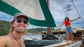 Building a Wooden Boom Onboard: We’re Changing Our Rig Forever! — Sailing Yabá 296