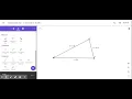 Geogebra tutorial - drawing triangles