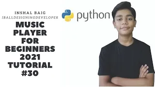 How to Create Music Player in python for beginners 2021