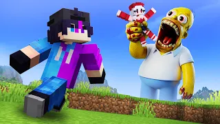 NO JUEGUES CON EL HOMERO HAMBRIENTO EN MINECRAFT