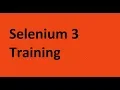 Selenium 3 Tutorial