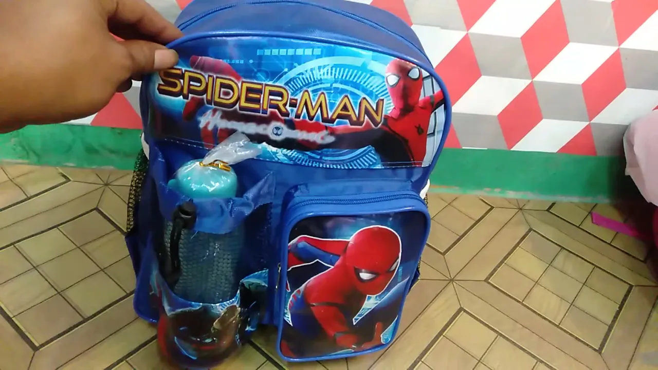 TAS RANSEL 3SET ANAK LAKI-LAKI SD KARAKTER SPIDERMAN