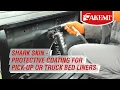 Lagu Shark Skin: Tough protective coating of extremely stressed surfaces on pick-up or truck bed liners