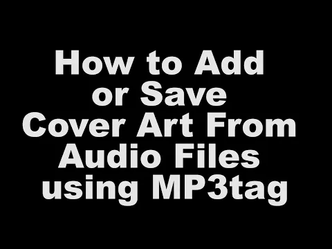 Add Cover Art or Album art to MP3 Using Mp3tag