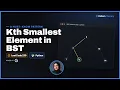 Kth Smallest Element in BST - LeetCode 230 BST Ordered Logic Python