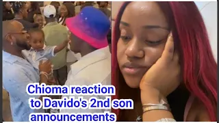chioma epic reaction after davido 2nd son became public revelation