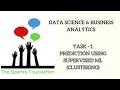 Task 1-Prediction using Supervised Machine Learning Linear Regression The Sparks Foundation