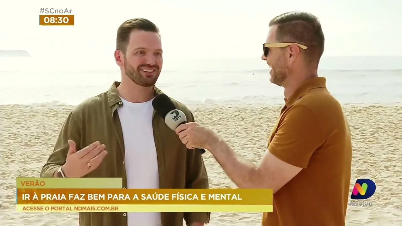 Especialistas explicam os benefícios à saúde física e mental para quem frequenta a praia