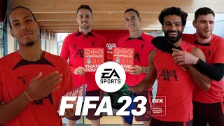 Download FIFA 23 REACTIONS! Van Dijk, Salah \u0026 Thiago | 'Kostas, where is my CD' MP3