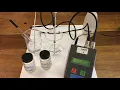 Dissolving sodium chloride and ammonium chloride