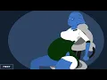 Liara T Soni Biotic Mishap Pregnancy Expansion Animation Mass Effect Dim Pixel Animations