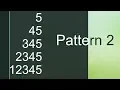 pattern in java using blueJ Easy method with code
