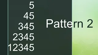 pattern in java using blueJ Easy method with code