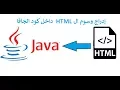 HTML - Use HTML Tags Inside Java