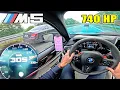 BMW M5 F90 *EVOLVE STAGE 2* meets AMG E63 S on the AUTOBAHN!