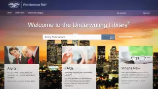 Introducing First American S Underwriting Library 