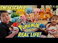 Download Lagu REAL LIFE POKEMON HAVE ESCAPED INTO OUR HOUSE! WE HAVE TO CATCH EM ALL! Official Pokemon Day!