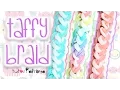 NEW Taffy Braid Rainbow Loom Bracelet Tutorial How To