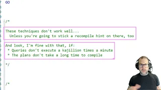 Defeating Parameter Sniffing With Dynamic SQL