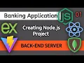 Creating a MERN Stack Application creating server with node js