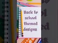 Back to school designs Planner checklist Tracker back to design