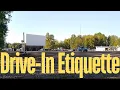 Drive In Theater Etiquette