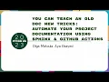 Tutorials - Olga Matoula Aya Elsayed Automate Documentation with Sphinx GitHub Actions