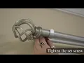 Lumino 42-120 Double Rod Set Installation