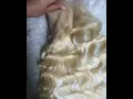 Download Lagu body wave 613 blonde transparent lace frontal, come and contact me 👇