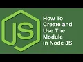 How To Create and Use The Module in Node JS Java Inspires