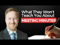 How to Draft LLC Corp Meeting Minutes
