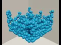 SPH 60fps Diagonal with blender and Python